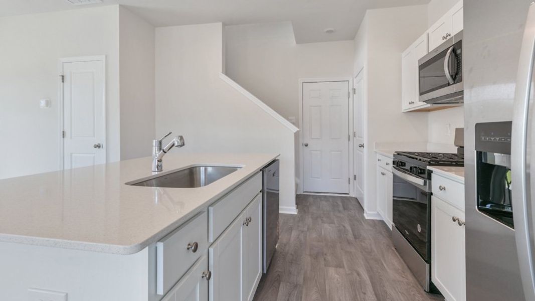 Furnished interior view inside a new home in Brightwood Farm, Whitsett (Image 4).