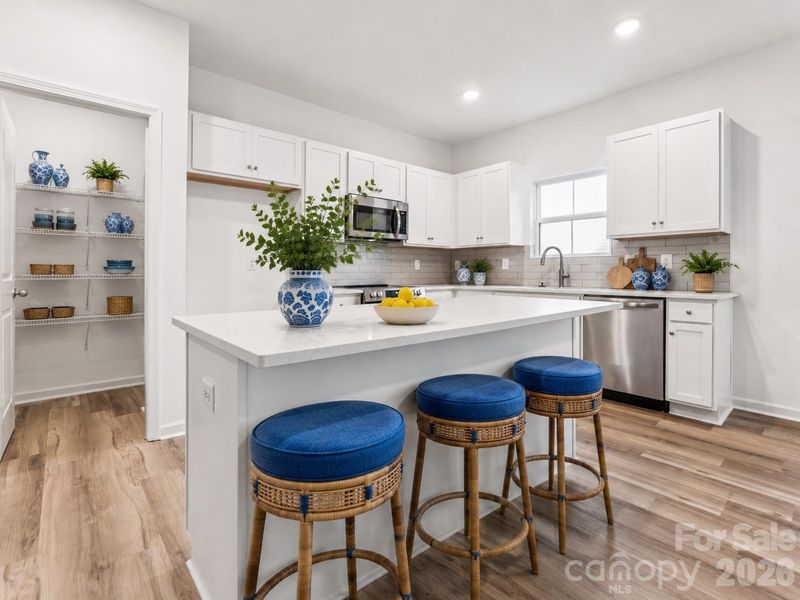 Furnished interior view inside a new home in , Granite Quarry (Image 5).