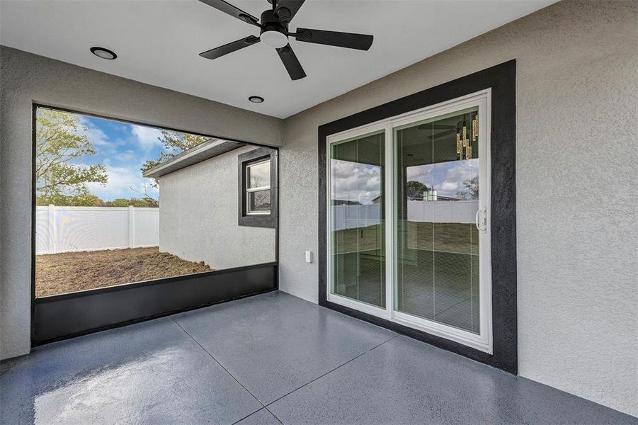 Exterior details and patio area of a home in , Summerfield (Image 20).