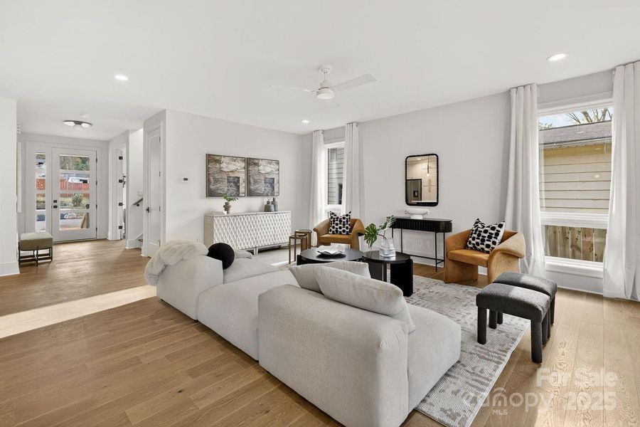 Furnished interior view inside a new home in , Charlotte (Image 31). Furnished interior view inside a new home in , Charlotte (Image 31).