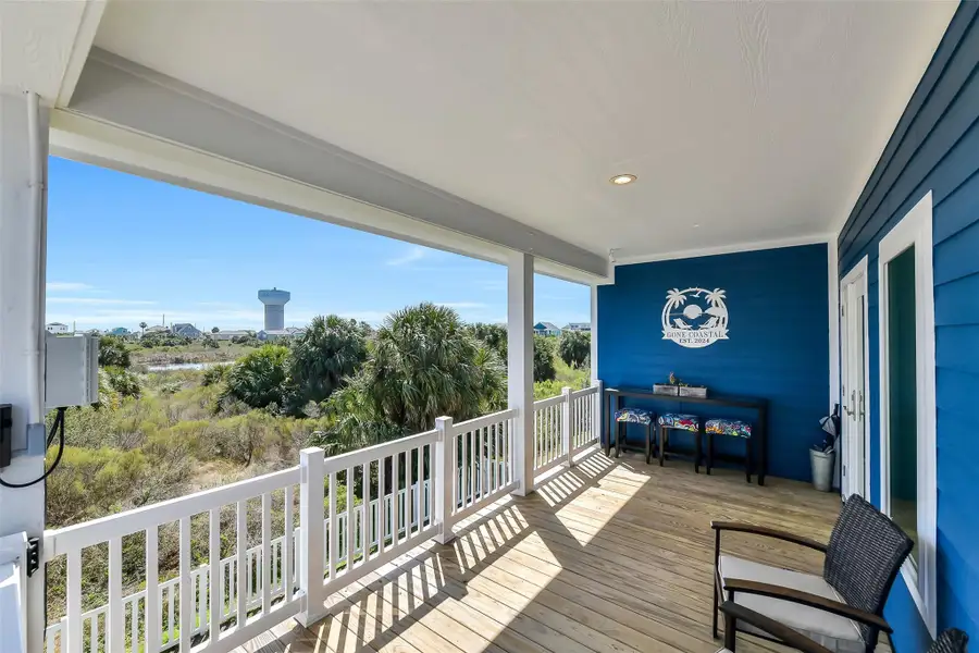 South facing deck offers fantastic views of the sunrise.