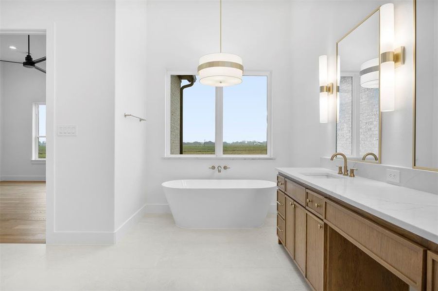 Furnished interior view inside a new home in , Waxahachie (Image 11).