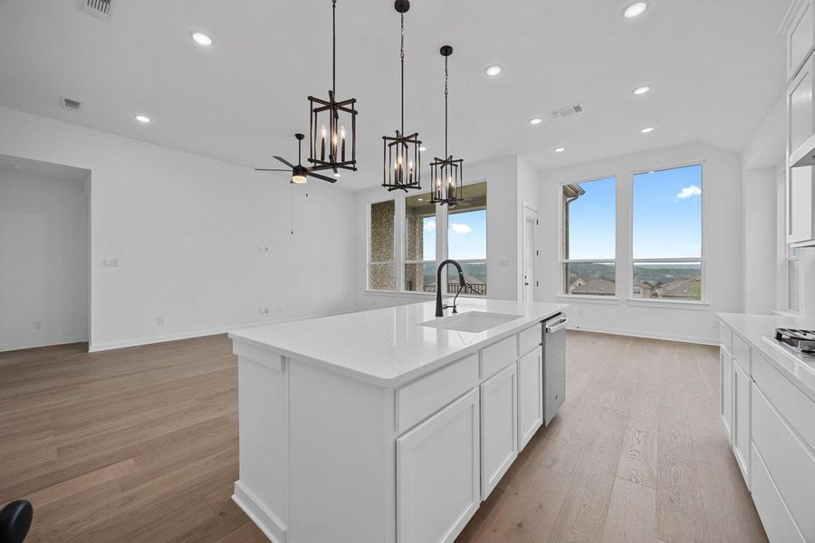 Furnished interior view inside a new home in Lakeside at Tessera on Lake Travis, Lago Vista (Image 8).