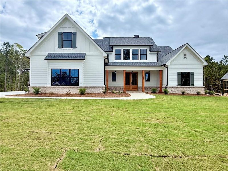 Exterior details and patio area of a home in , Rydal (Image 23).