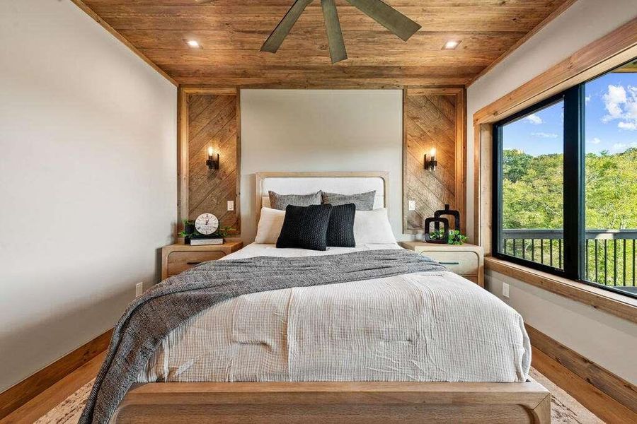 Furnished interior view inside a new home in , Blue Ridge (Image 42).