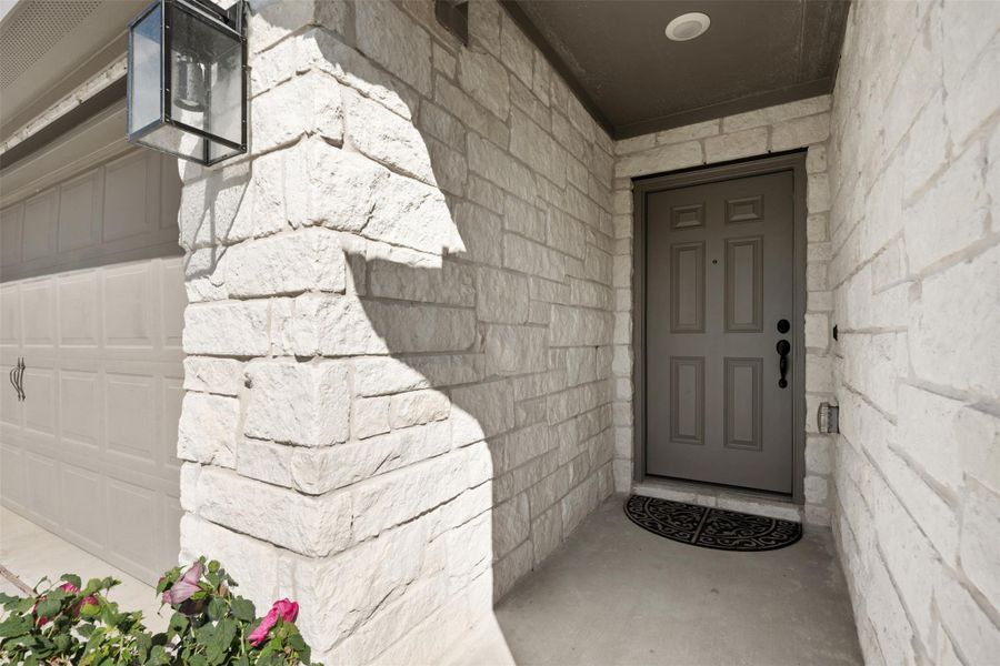 Exterior details and patio area of a home in Anthem, Kyle (Image 22). Exterior details and patio area of a home in Anthem, Kyle (Image 22).