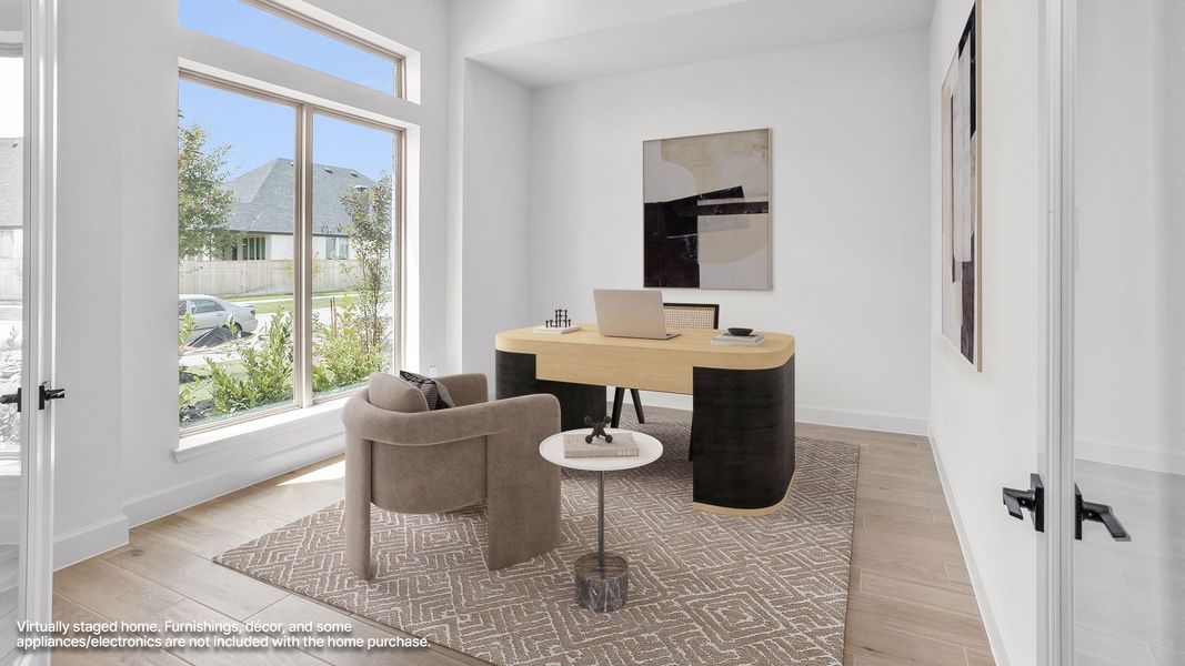 Furnished interior view inside a new home in Cross Creek West, Fulshear (Image 7).