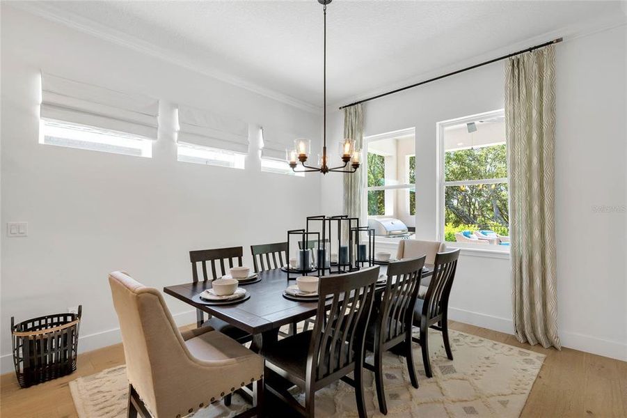 Furnished interior view inside a new home in Northlake At Ovation, Winter Garden (Image 17).