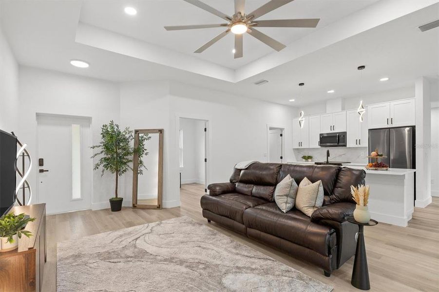 Furnished interior view inside a new home in , Port Charlotte (Image 9). Furnished interior view inside a new home in , Port Charlotte (Image 9).