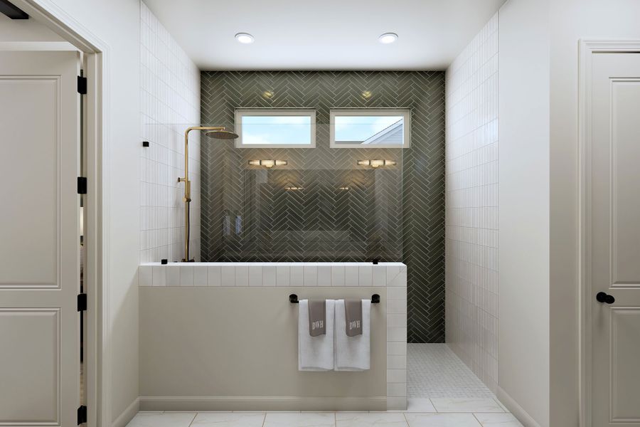 The Gatwick Basement - Owner's Bath