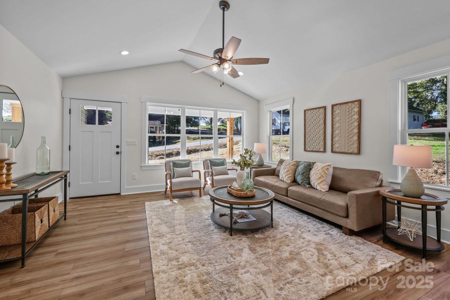 Furnished interior view inside a new home in , Kannapolis (Image 2). Furnished interior view inside a new home in , Kannapolis (Image 2).