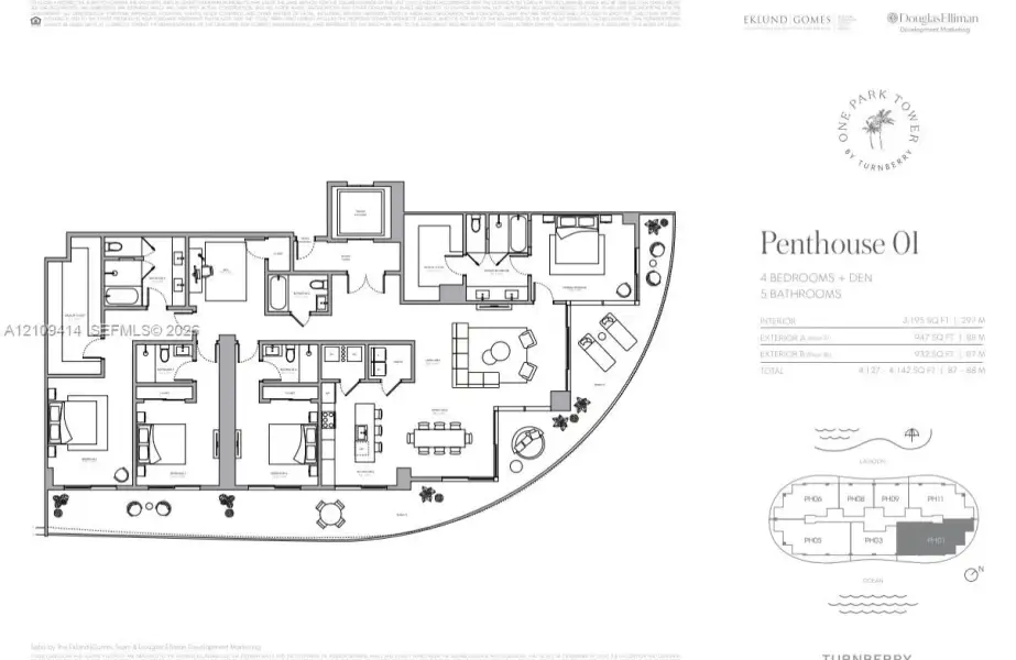 2D floor plan layout of this home in , North Miami, FL (Image 4).