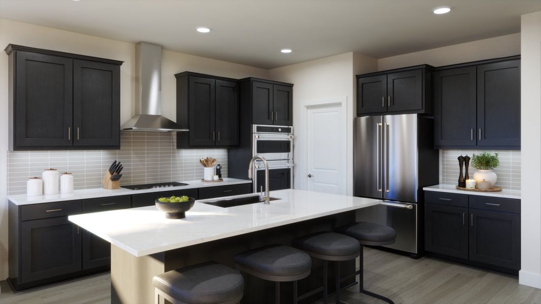 Representative furnished interior of a home built from the 1 by Trumark Homes in Independence, Elizabeth (Image 4).