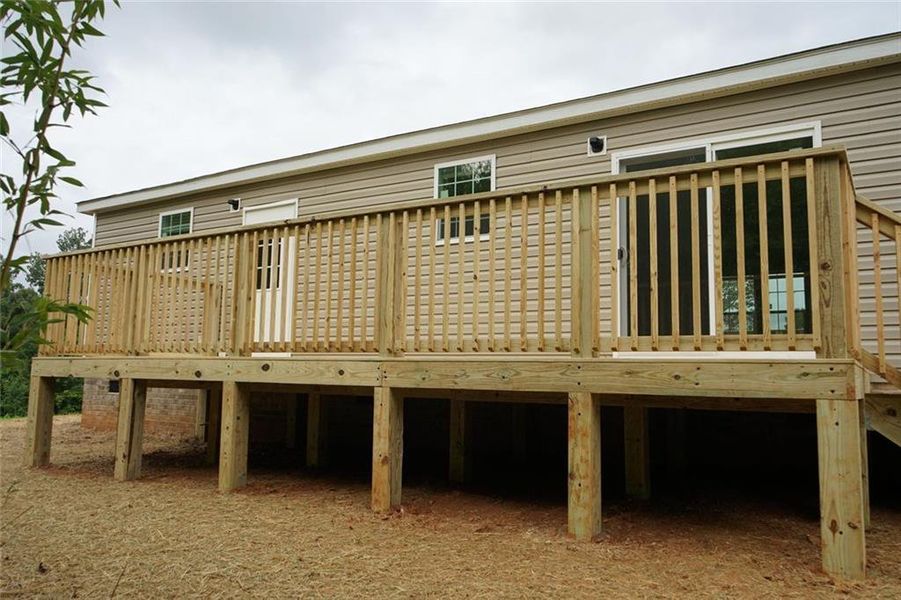 Exterior details and patio area of a home in , Demorest (Image 1). Exterior details and patio area of a home in , Demorest (Image 1).