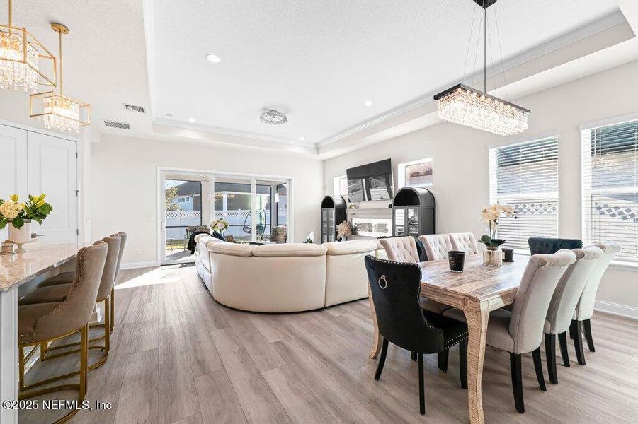 Furnished interior view inside a new home in Courtney Chase, St. Augustine (Image 15).