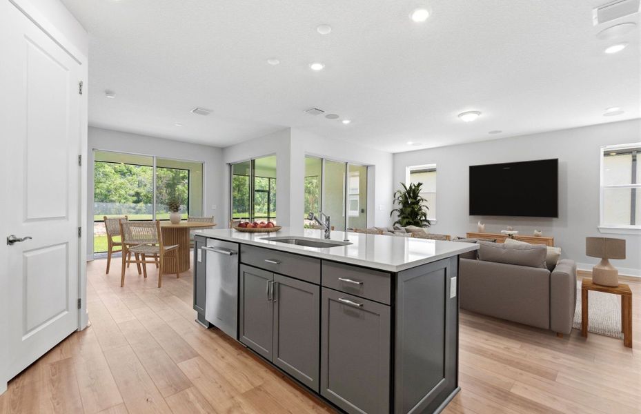 Furnished interior view inside a new home in Del Webb River Reserve, Spring Hill (Image 9).
