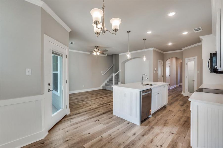 Furnished interior view inside a new home in , Lake Dallas (Image 12).
