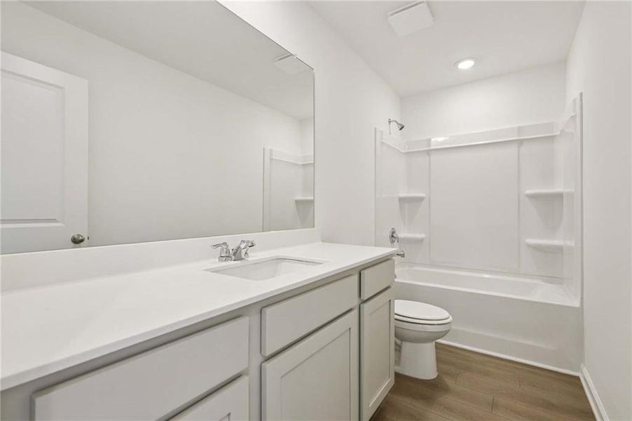 Furnished interior view inside a new home in The Pointe at Heron Bay, Locust Grove (Image 9).