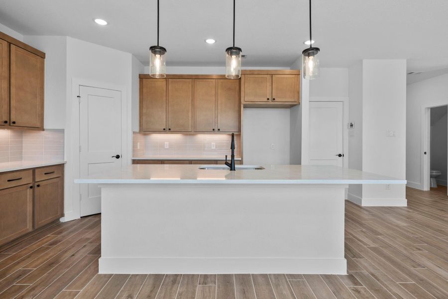 Furnished interior view inside a new home in Elyson, Katy (Image 6).