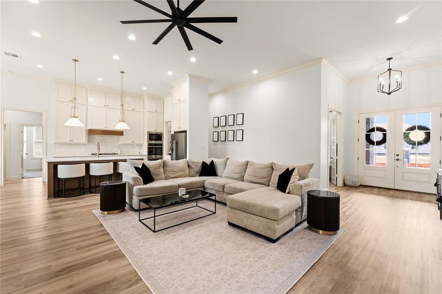 Furnished interior view inside a new home in , Woodway (Image 9).