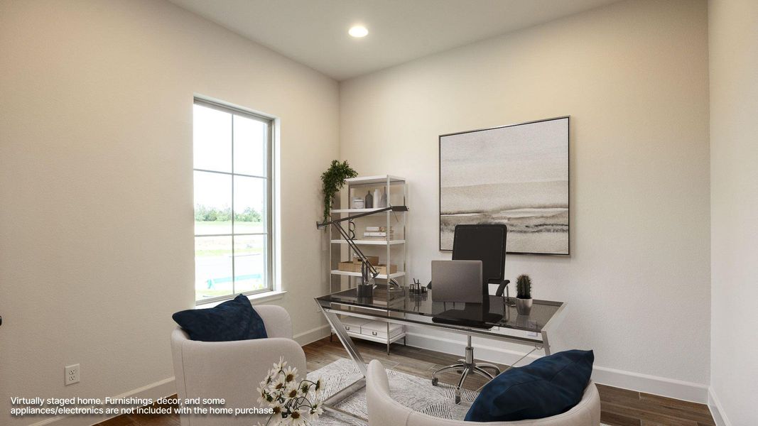 Furnished interior view inside a new home in Santa Rita Ranch - Tierra Rosa, Liberty Hill (Image 5).
