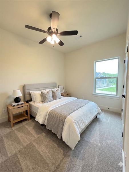 Furnished interior view inside a new home in The Ranches At Valley View, Springtown (Image 9).