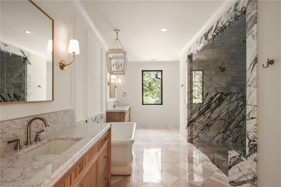 Furnished interior view inside a new home in , Brookhaven (Image 18).