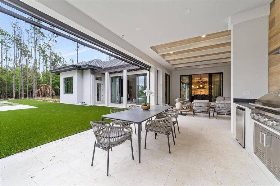 Exterior details and patio area of a home in Bella Collina, Montverde (Image 24). Exterior details and patio area of a home in Bella Collina, Montverde (Image 24).