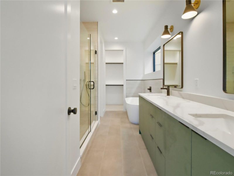 Furnished interior view inside a new home in , Denver (Image 18).