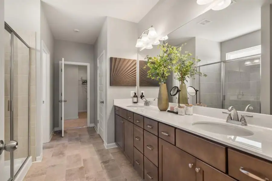 Furnished interior view inside a new home in The Stiles, Cartersville (Image 29).