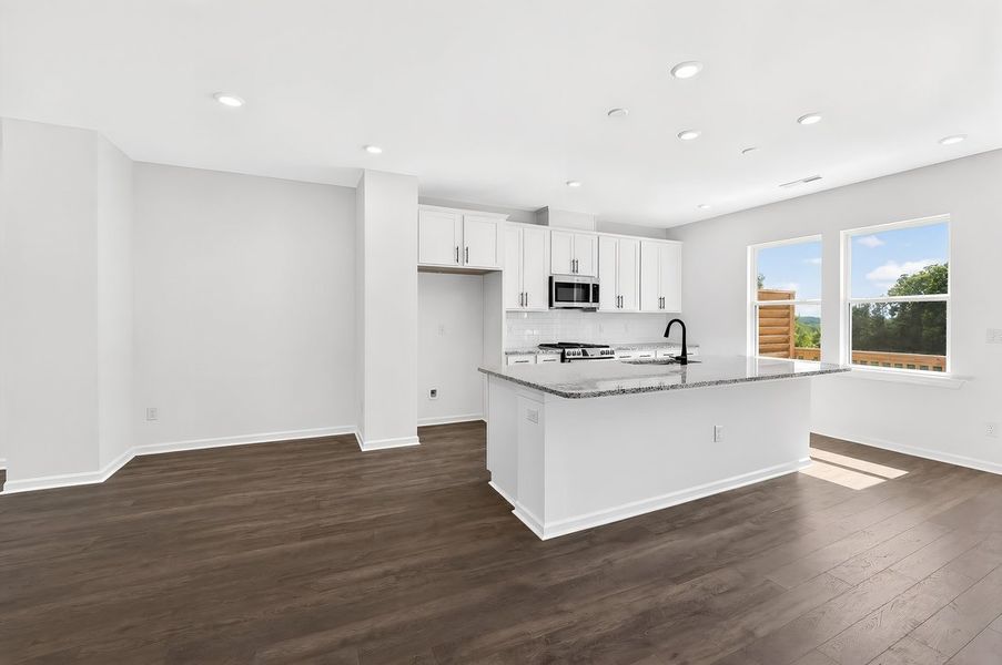 Furnished interior view inside a new home in Silverstone, Knightdale (Image 5).