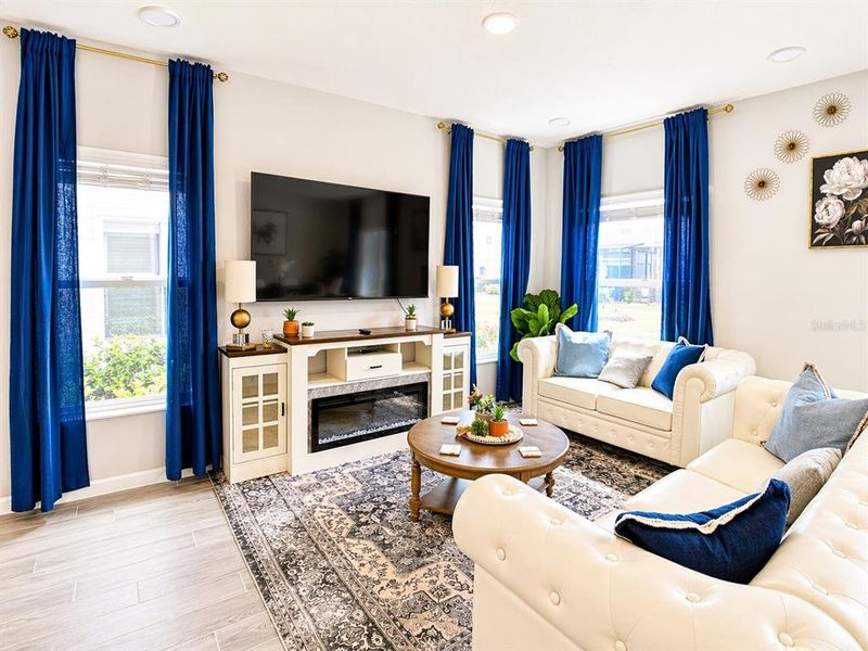 Furnished interior view inside a new home in , St. Cloud (Image 12).