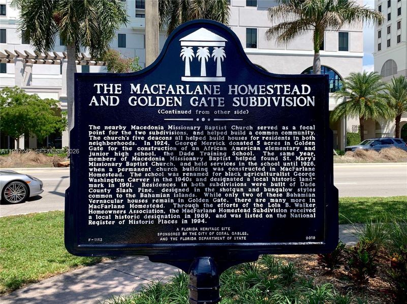 Historic District Marker