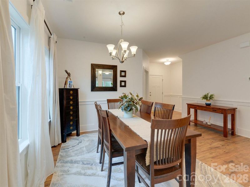 Furnished interior view inside a new home in , York (Image 25).
