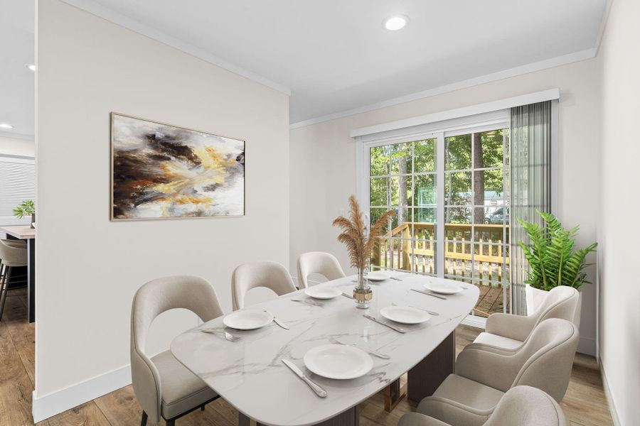 Furnished interior view inside a new home in , Ravenel (Image 9).