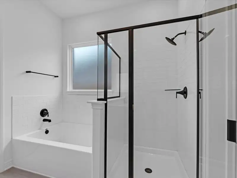 Primary bathroom. Sample product photo. Actual exterior and interior selections may vary by homesite. Photo may be virtually staged. Primary bathroom. Sample product photo. Actual exterior and interior selections may vary by homesite. Photo may be virtually staged.