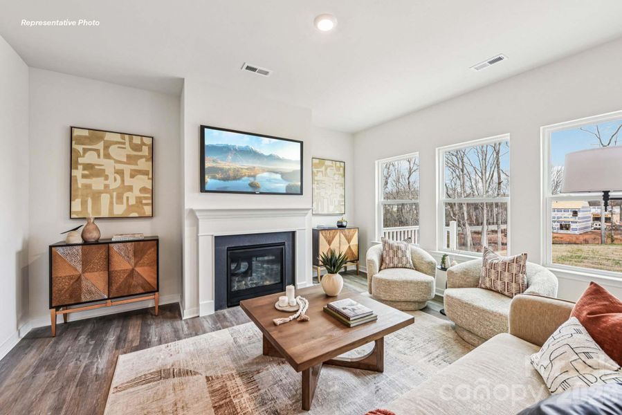 Furnished interior view inside a new home in Huffman Ridge, Hickory (Image 6).
