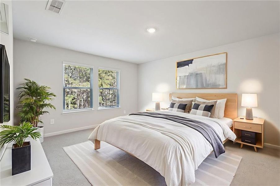 Furnished interior view inside a new home in Ivey Township, Dallas (Image 8).