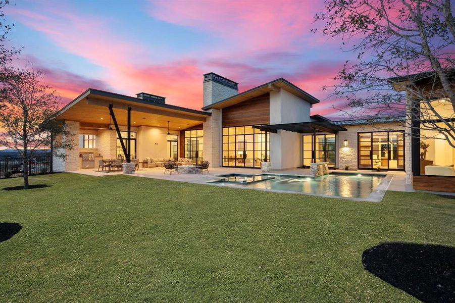 Exterior details and patio area of a home in , Horseshoe Bay (Image 4). Exterior details and patio area of a home in , Horseshoe Bay (Image 4).
