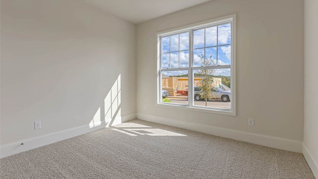 Representative unfurnished interior of a home built from the ACADIA by D.R. Horton in Hamptons at Riverwood South, Dallas (Image 12).