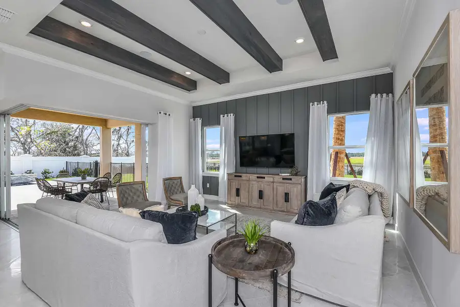 Furnished interior view inside a new home in Avondale at Avenir, Palm Beach Gardens (Image 2).