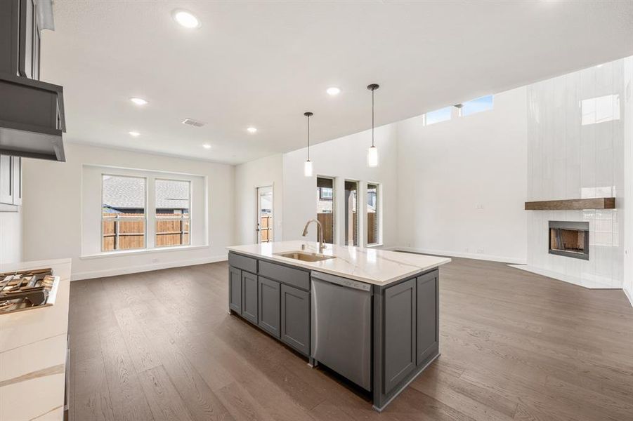 Furnished interior view inside a new home in Bear Creek Classic 60, Lavon (Image 10). Furnished interior view inside a new home in Bear Creek Classic 60, Lavon (Image 10).
