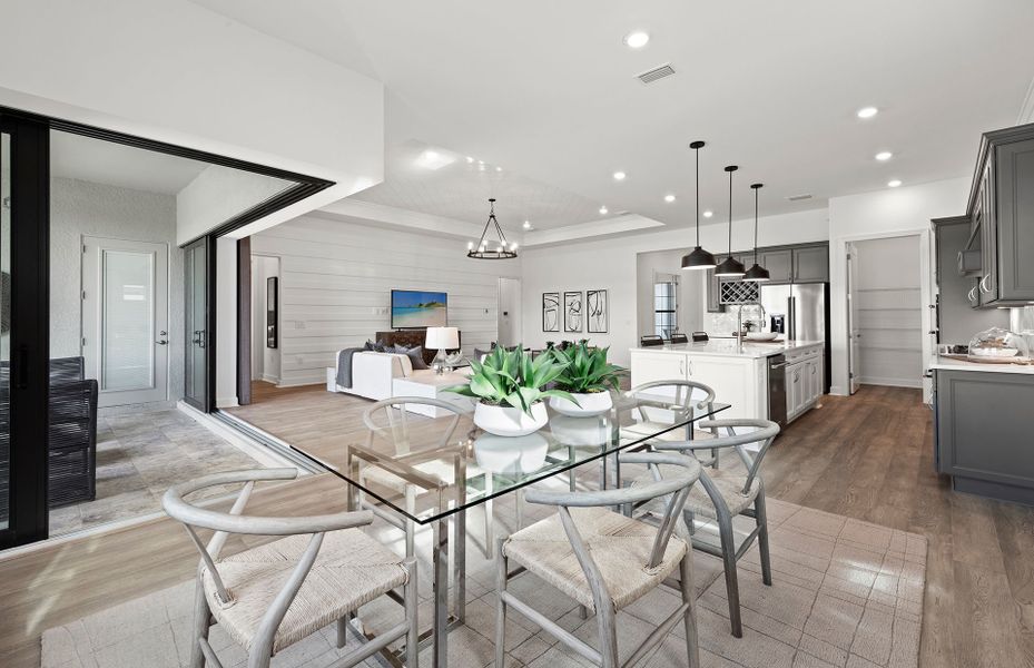 Furnished interior view inside a new home in Talon Preserve on Palmer Ranch, Nokomis (Image 50).