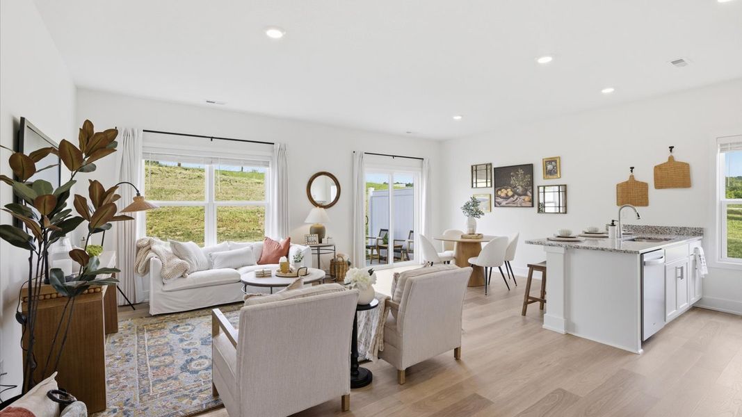 Furnished interior view inside a new home in Macon Townhomes, Seymour (Image 8).