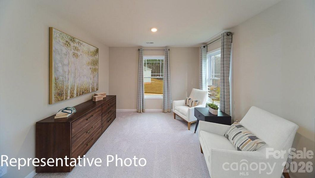 Furnished interior view inside a new home in Falls Cove, Troutman (Image 8).