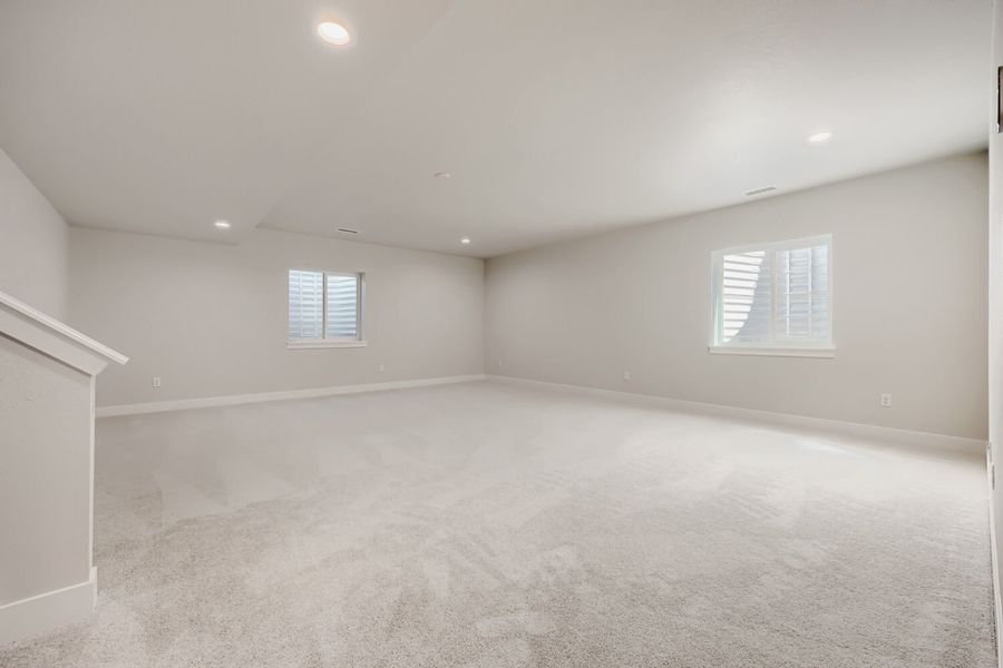 Plan C410 Representative Photo - Finished Basement