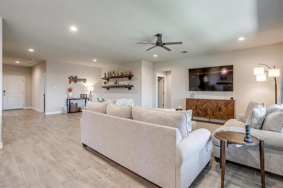 Furnished interior view inside a new home in , Cedar Hill (Image 9). Furnished interior view inside a new home in , Cedar Hill (Image 9).