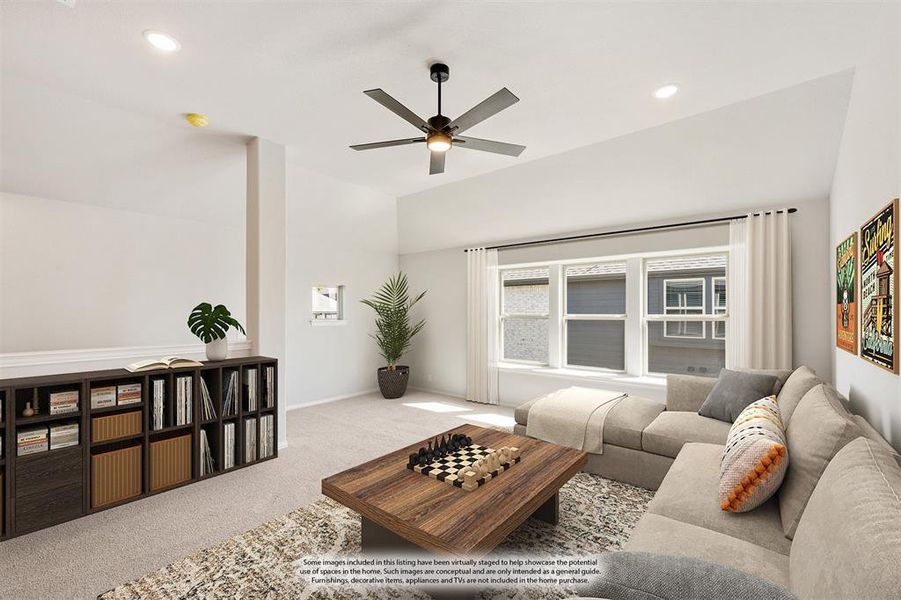 Furnished interior view inside a new home in Maplewood, Glenn Heights (Image 10). Furnished interior view inside a new home in Maplewood, Glenn Heights (Image 10).
