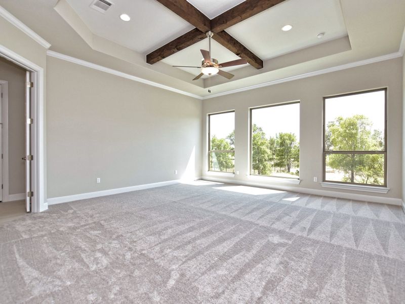 Representative unfurnished interior of a home built from the Siena III by Giddens Homes in Clearwater Ranch, Liberty Hill (Image 227).