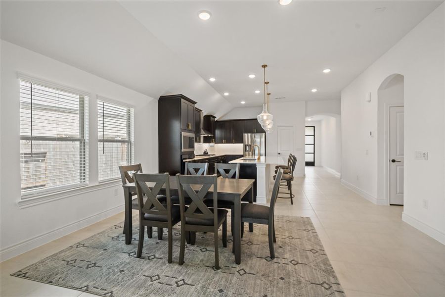 Furnished interior view inside a new home in Mavera, Conroe (Image 15).